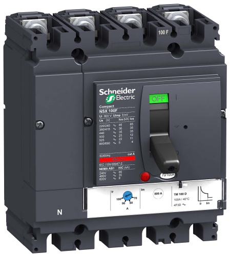 Автоматический выключатель 4П4Т TM32D NSX100F | код. LV429655 | Schneider Electric 